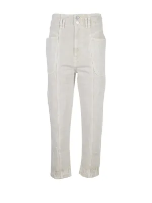 Isabel Marant Étoile High-Rise Cropped Jeans