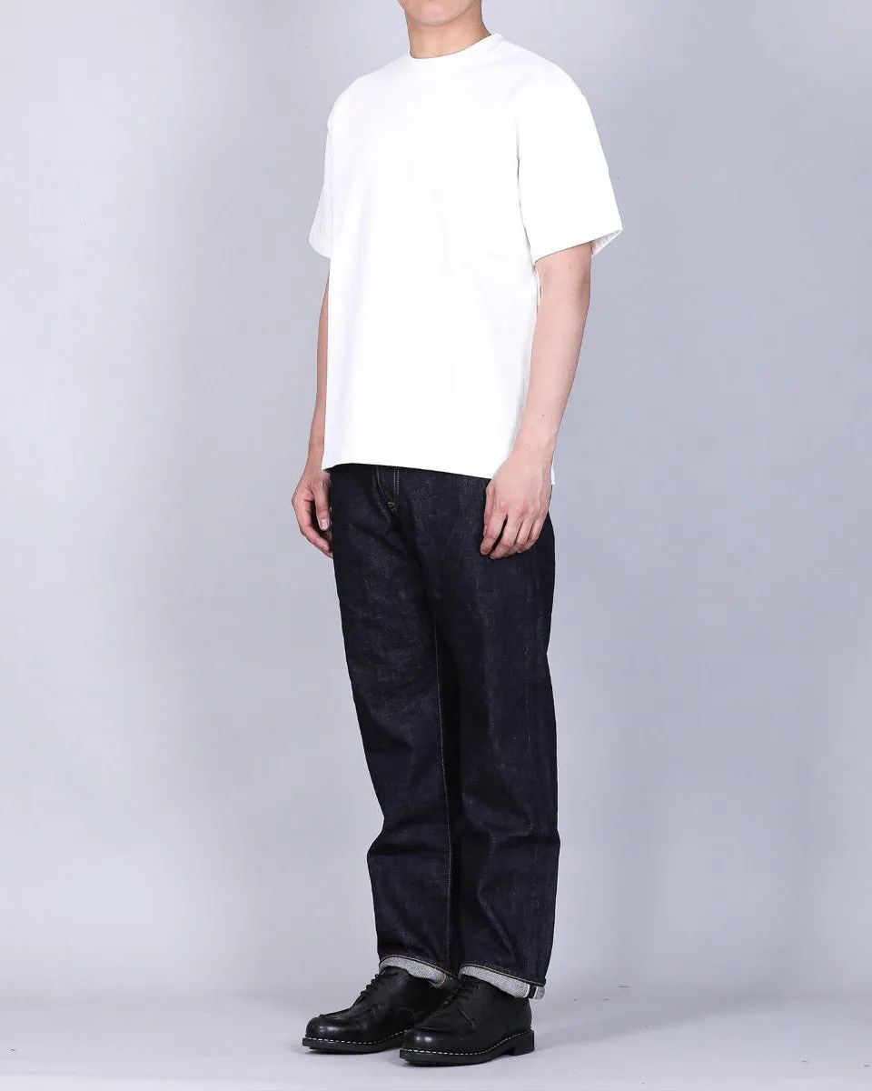 Japan Blue S/S Inlay Tee - White