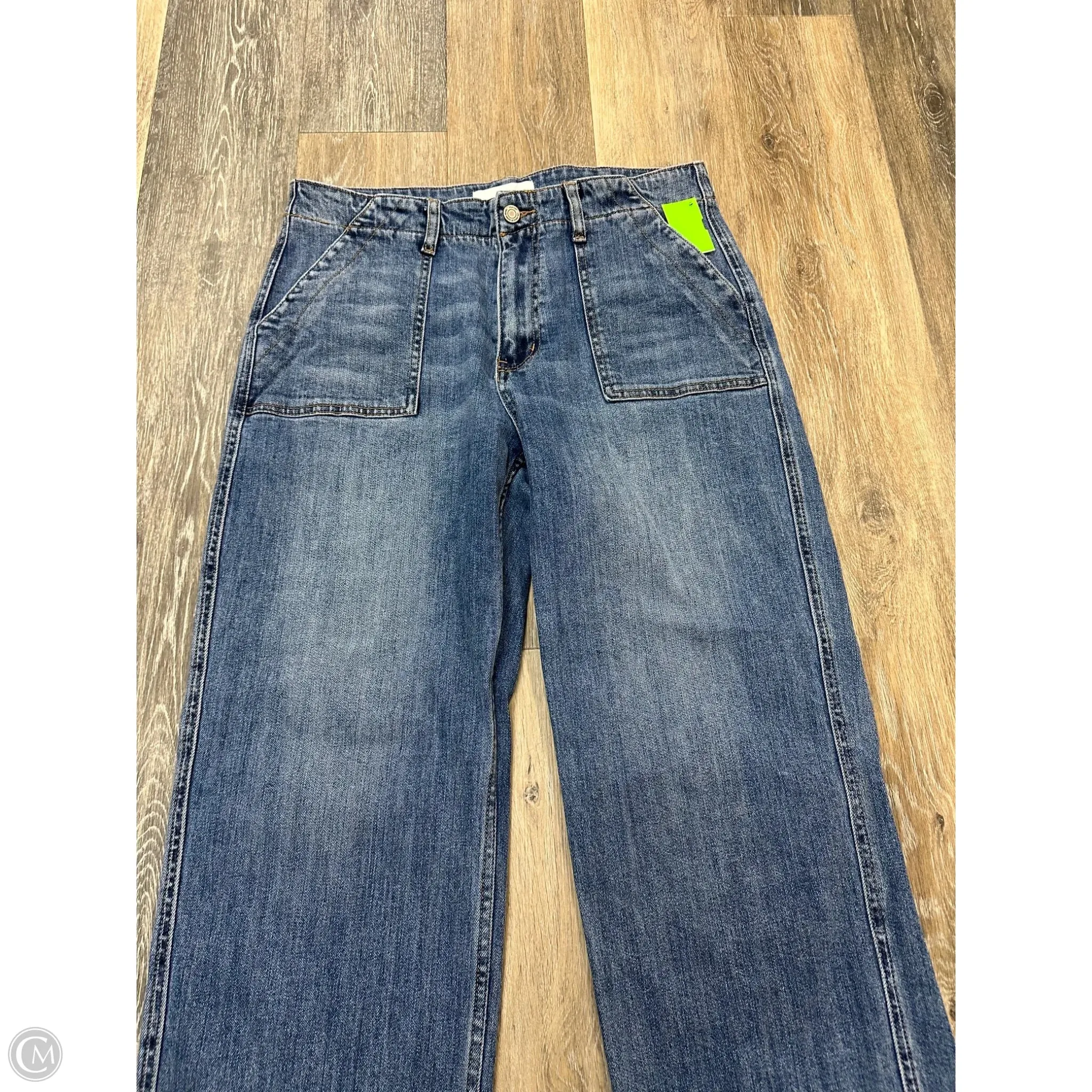 Jeans Boot Cut By Vervet In Blue Denim, Size: 10
