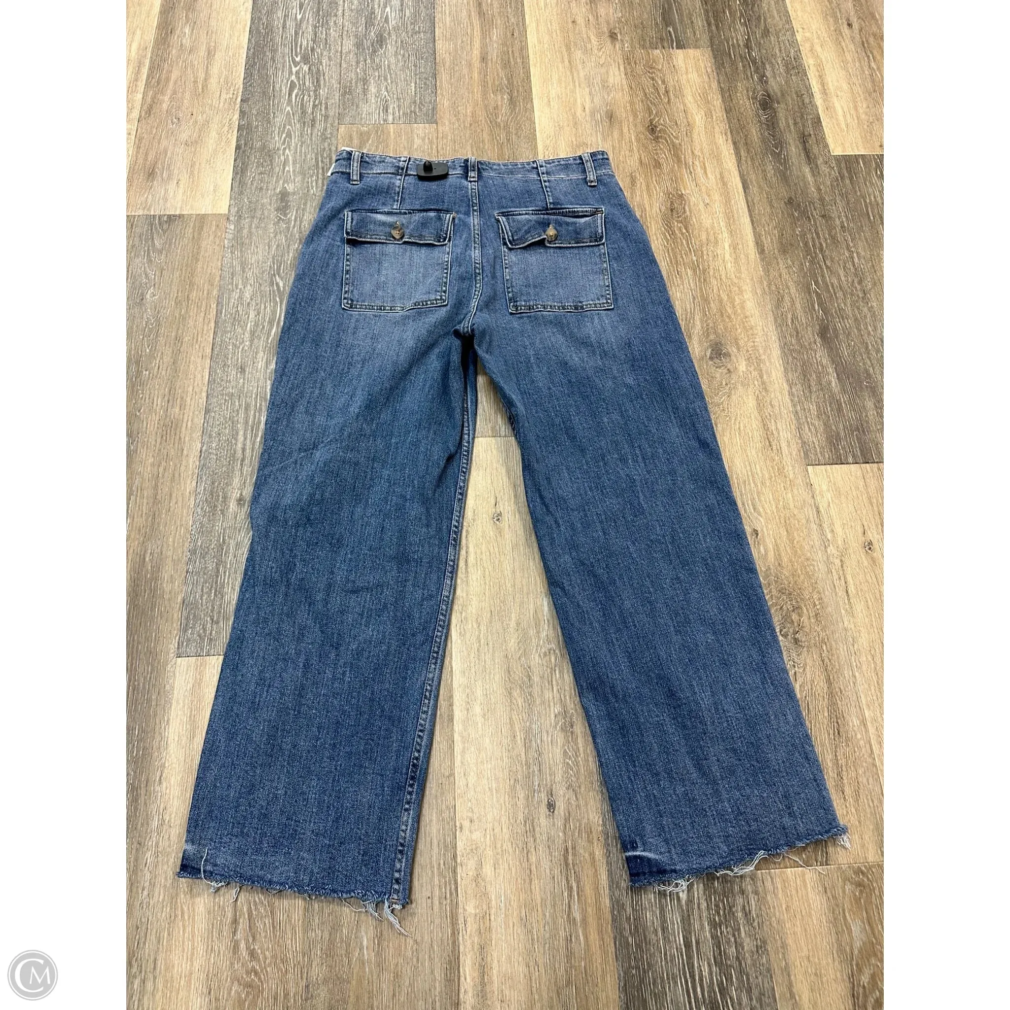 Jeans Boot Cut By Vervet In Blue Denim, Size: 10