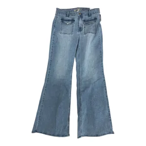 Jeans Boot Cut By White House Black Market In Blue Denim, Size:8
