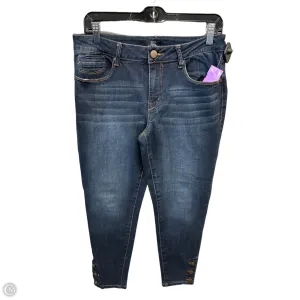 Jeans Cropped By 1822 Denim In Blue Denim, Size: 10