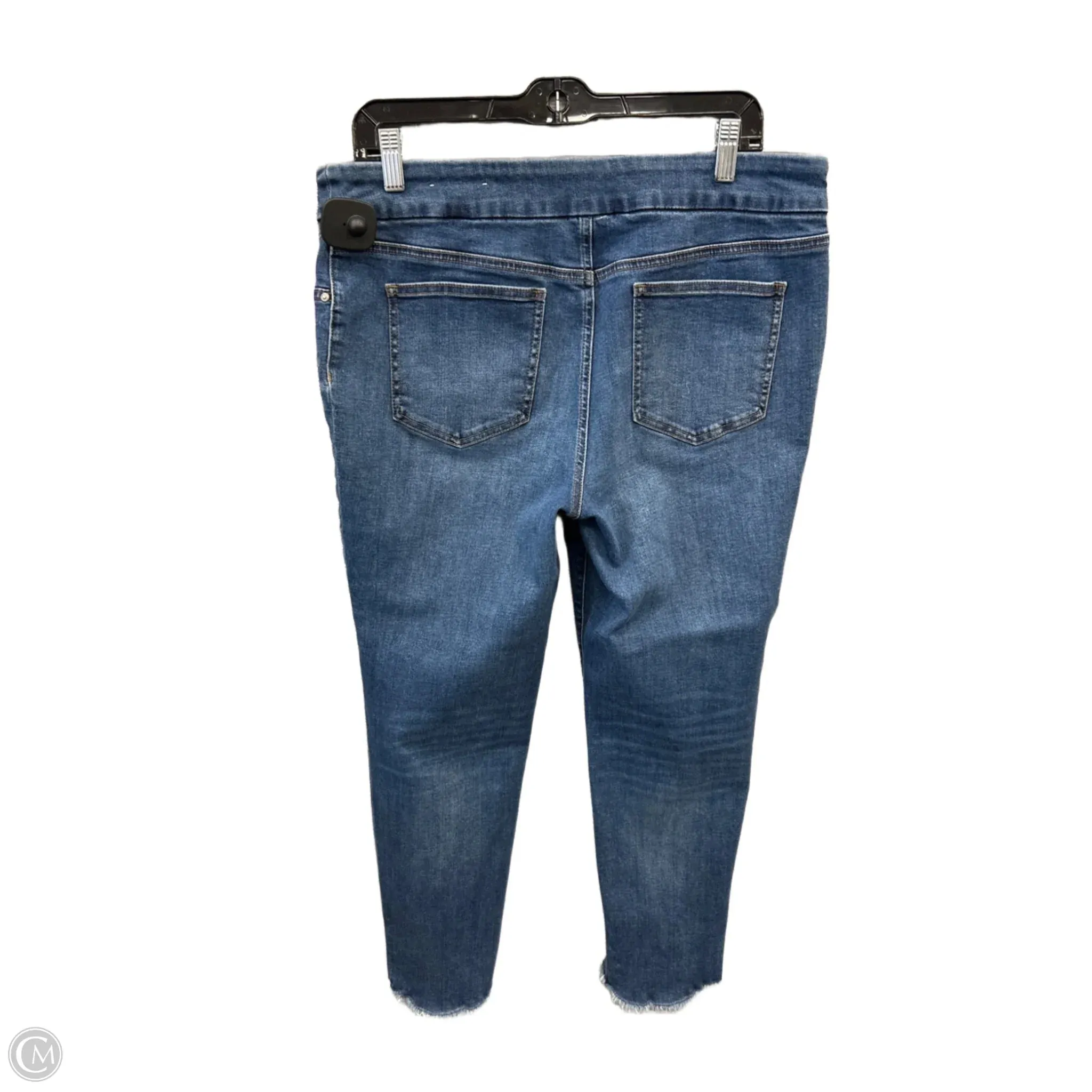 Jeans Cropped By Chicos In Blue Denim, Size: 12