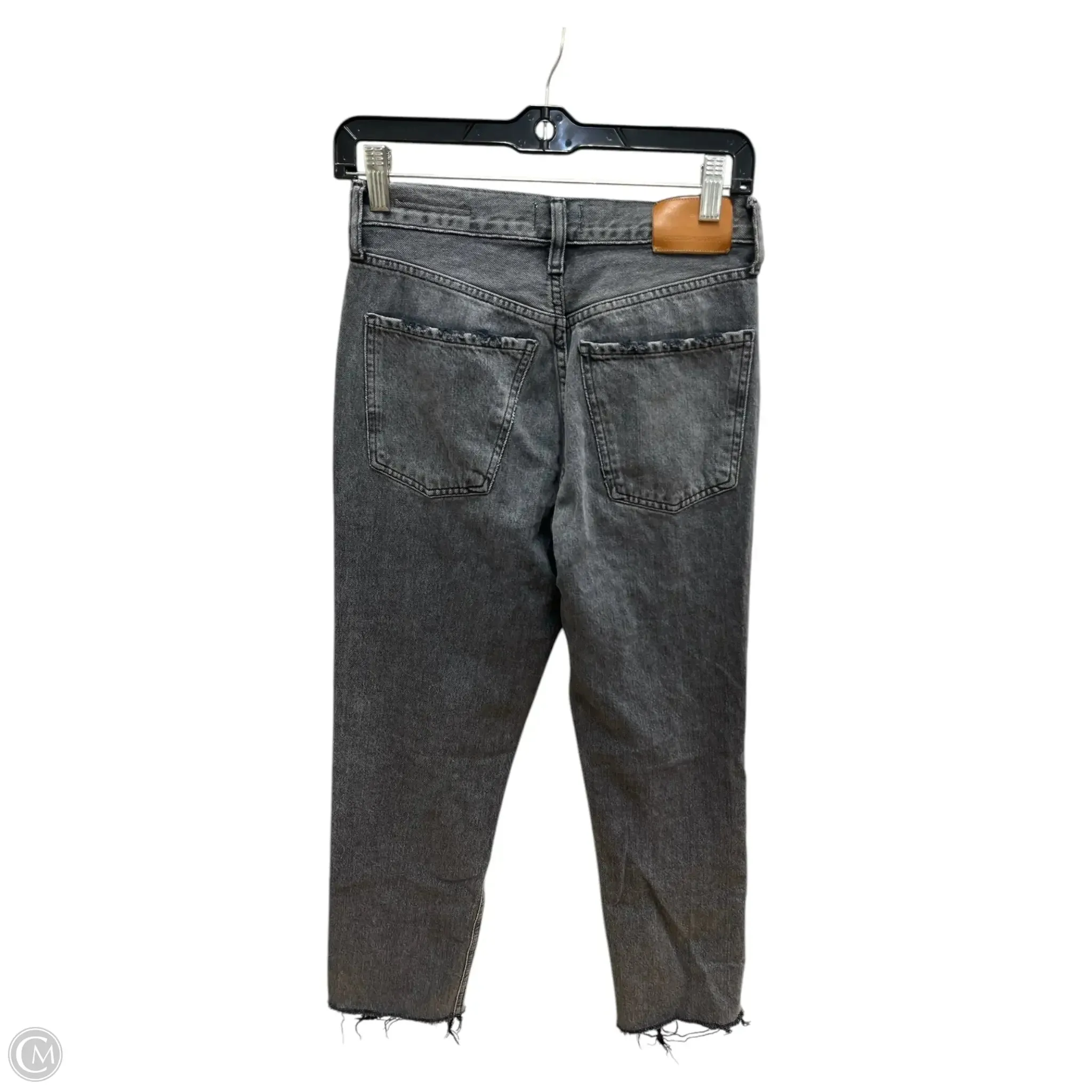 Jeans Cropped By Citizens Of Humanity In Black Denim, Size: Xs