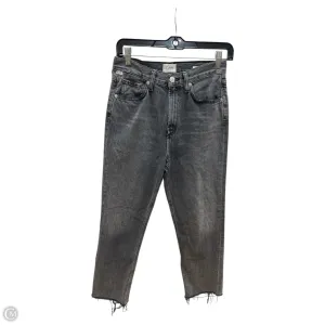 Jeans Cropped By Citizens Of Humanity In Black Denim, Size: Xs