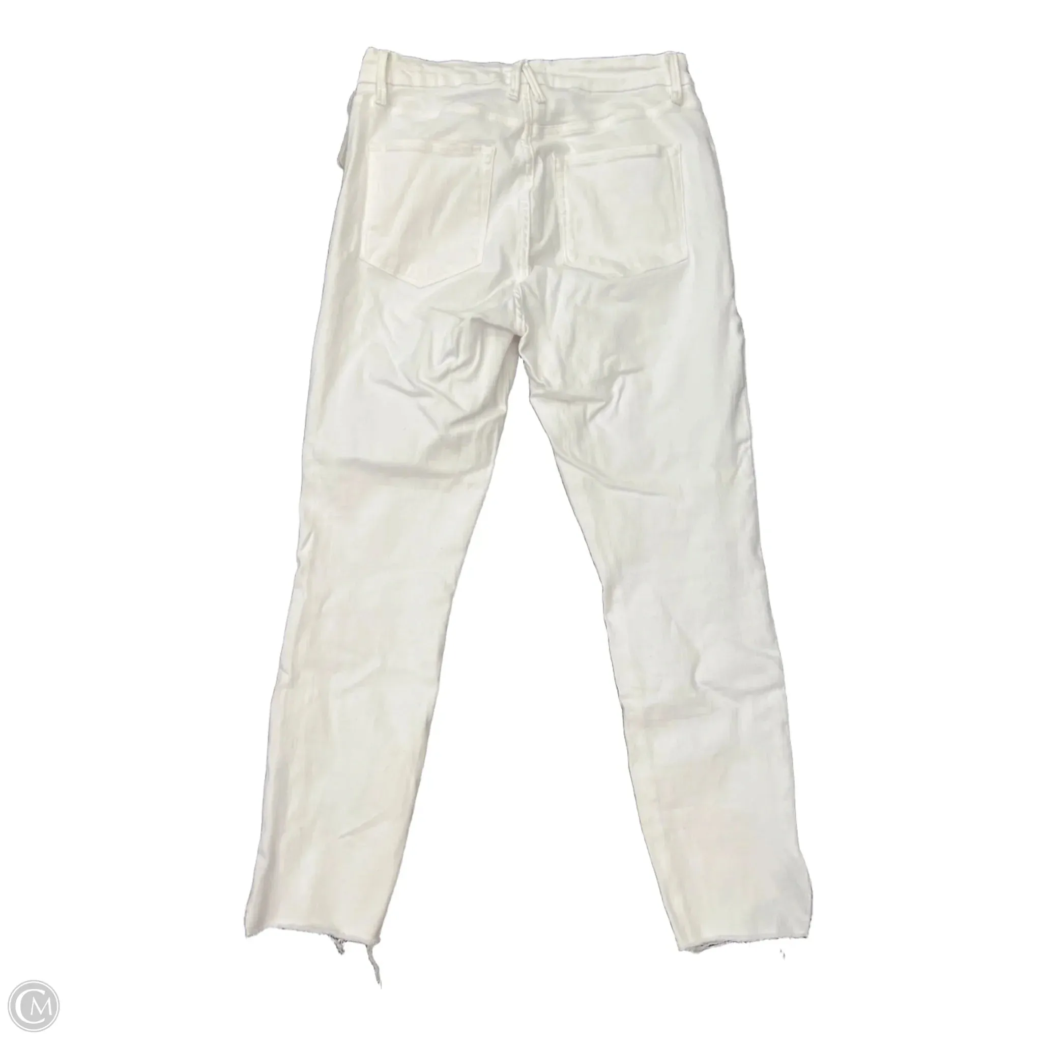 Jeans Cropped By Good American In White, Size: 12