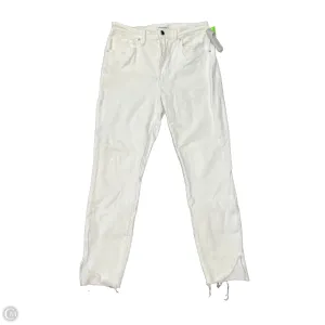 Jeans Cropped By Good American In White, Size: 12