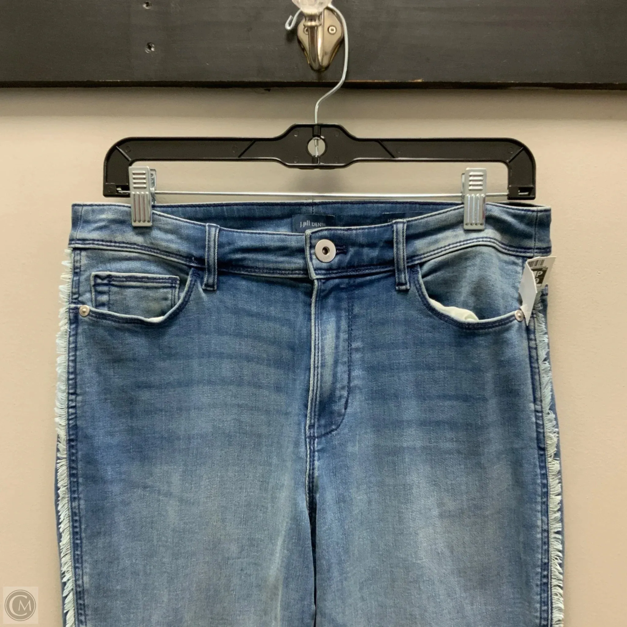 Jeans Cropped By J. Jill In Blue Denim, Size: 8p