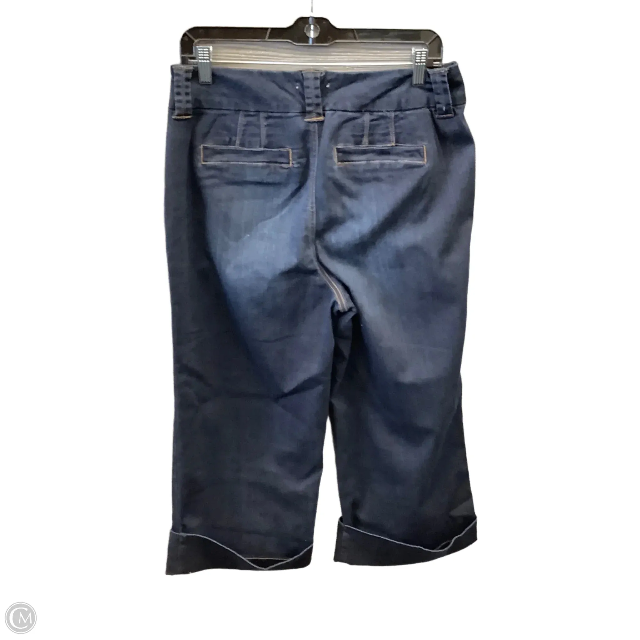 Jeans Cropped By Maurices In Blue Denim, Size: 14