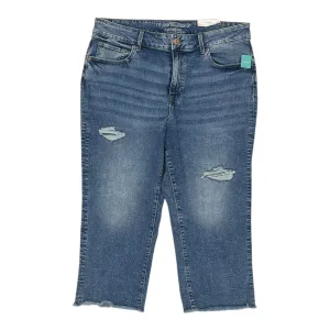 Jeans Cropped By Maurices In Blue Denim, Size:20