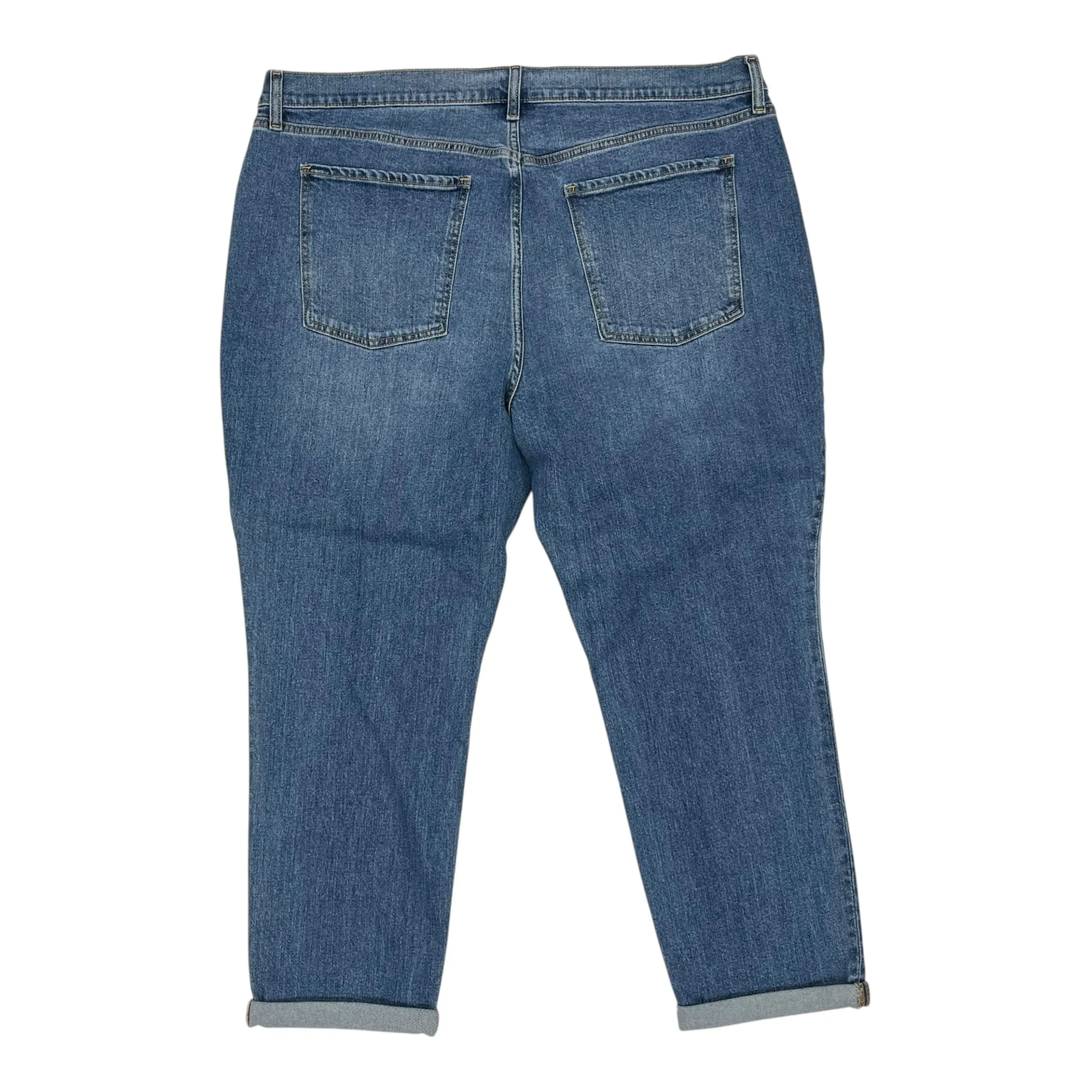 Jeans Cropped By Old Navy In Blue Denim, Size:18