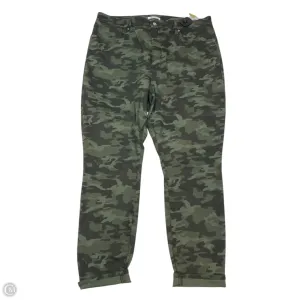 Jeans Designer By Good American In Camouflage Print, Size: 22