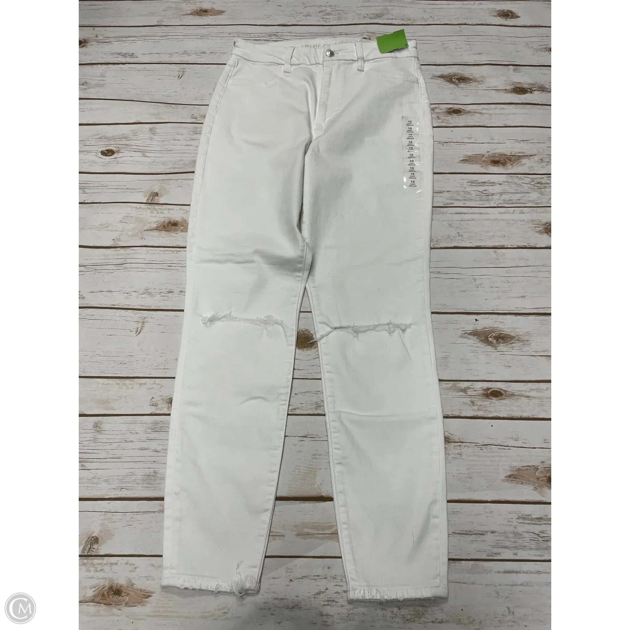 Jeans Jeggings By American Eagle In White, Size: M