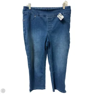 Jeans Jeggings By Chicos In Blue Denim, Size: 10