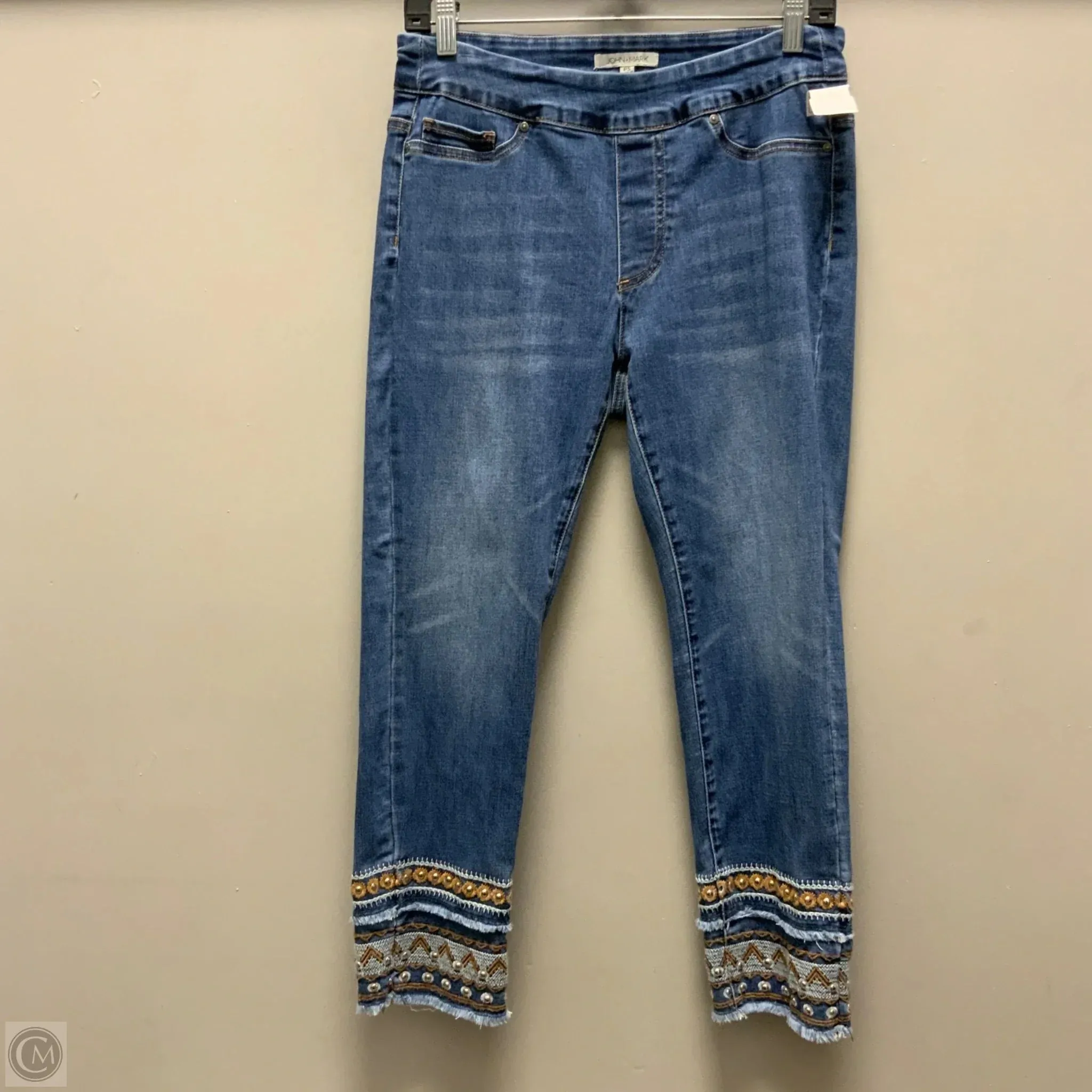 Jeans Jeggings By John Mark In Blue Denim, Size: Sp