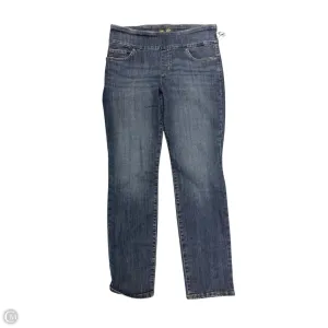 Jeans Jeggings By Lee In Blue Denim, Size: 12