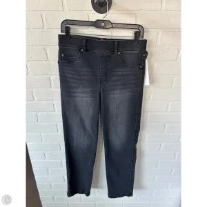 Jeans Jeggings By Spanx In Black Denim, Size: 8