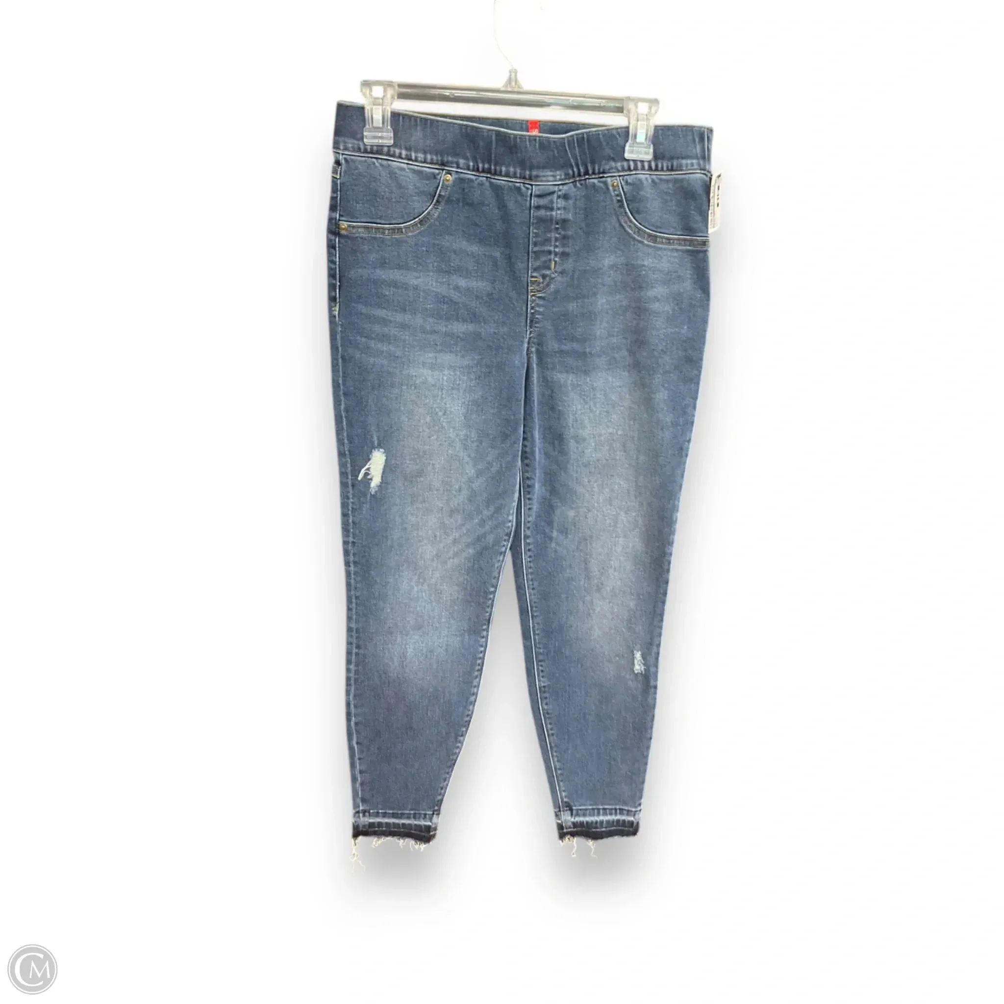 Jeans Jeggings By Spanx In Blue Denim, Size: L