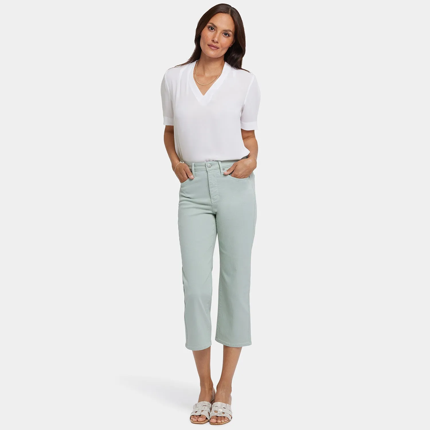 Joni Relaxed Capri Jeans - Tomatillo