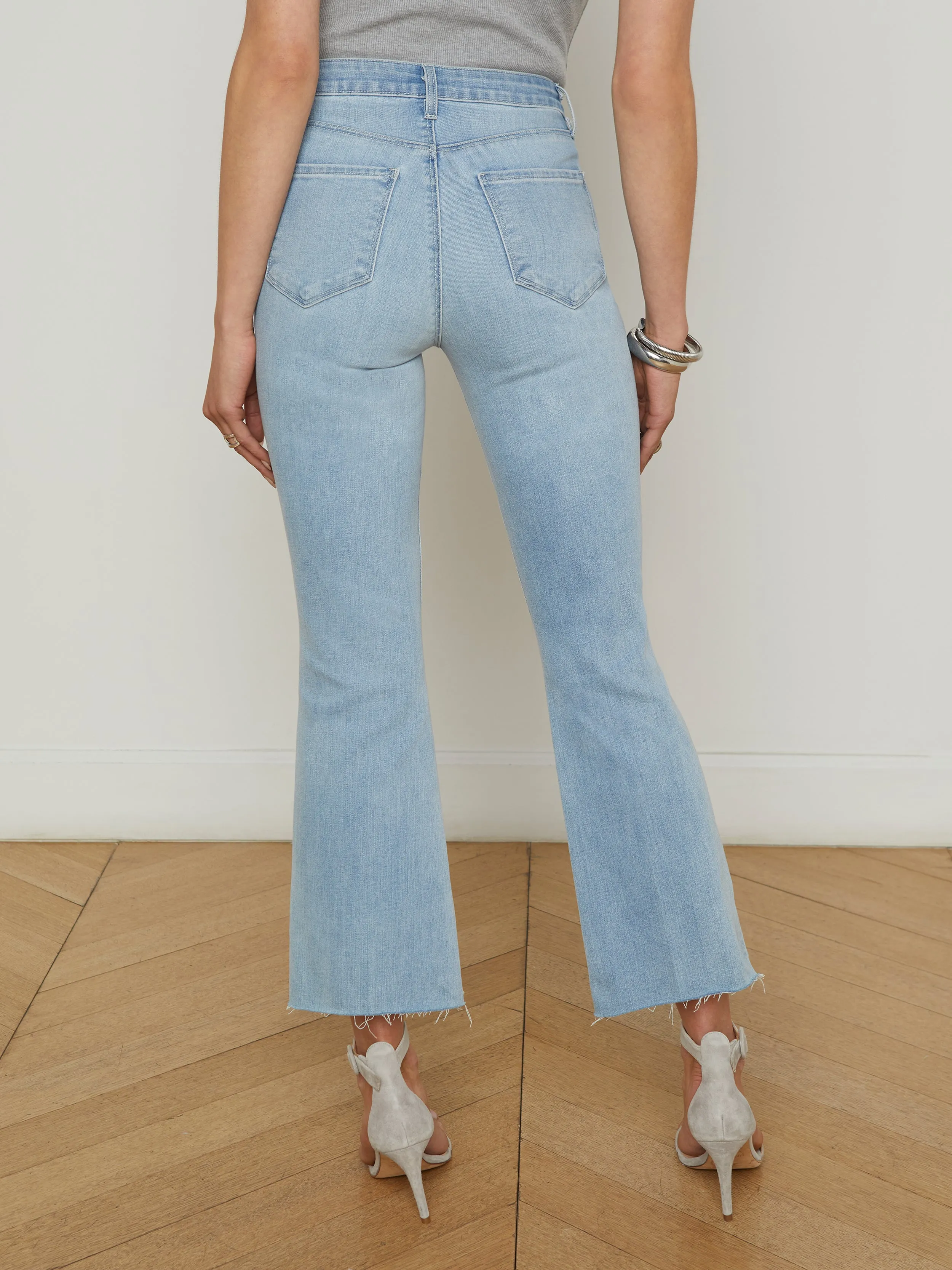 Kendra Cropped Flare Jean