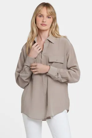 Lauren Silk Blouse - Saddlewood