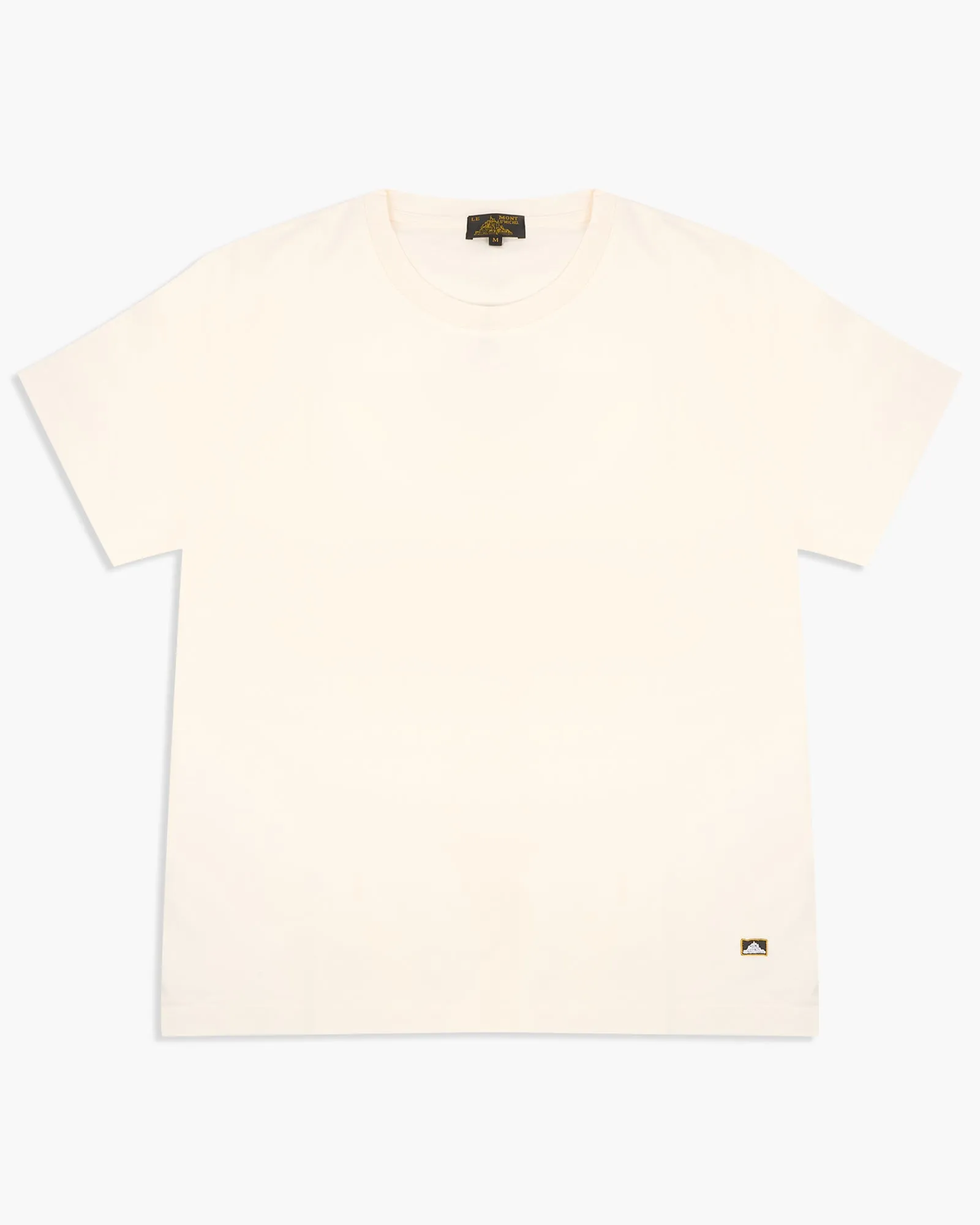 Le Mont St Michel Tobin Circular Knit Tee - Off White