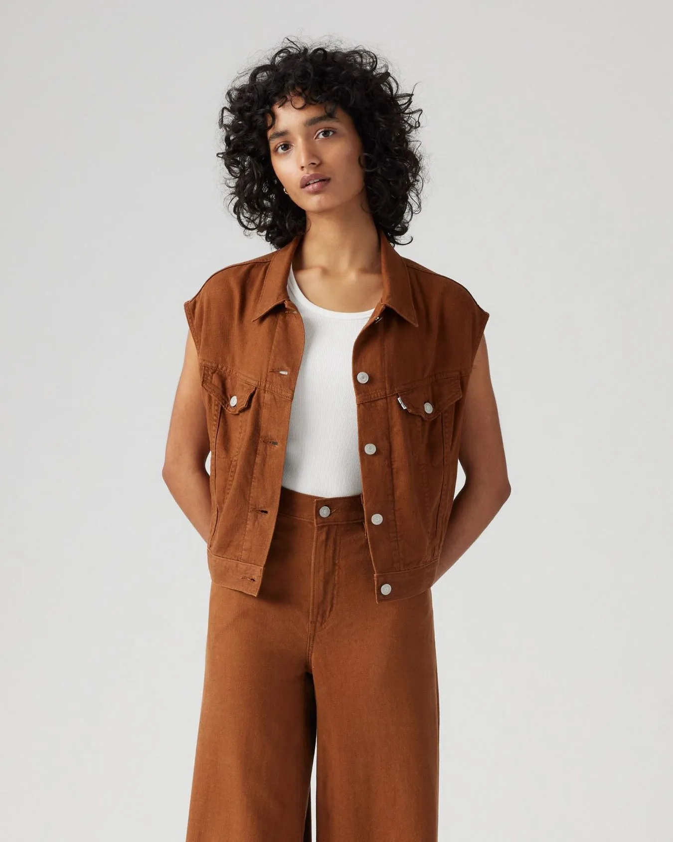 Levi's® Womens Shrunken 90's Vest - Sorrel Horse