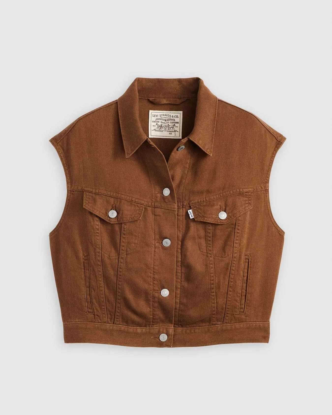 Levi's® Womens Shrunken 90's Vest - Sorrel Horse