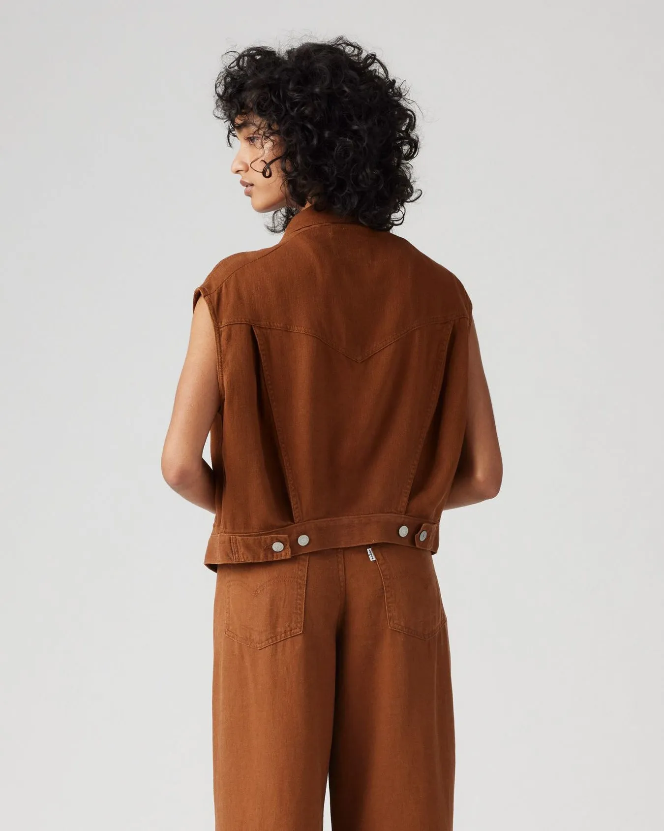 Levi's® Womens Shrunken 90's Vest - Sorrel Horse