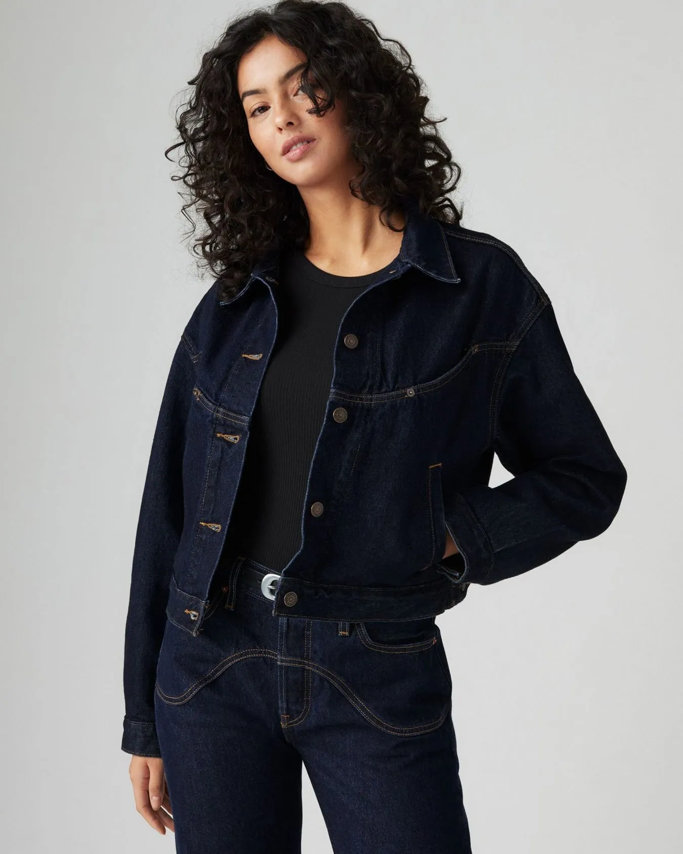 Levi's® Womens Shrunken Trucker Jacket - Dream Nice Dreams