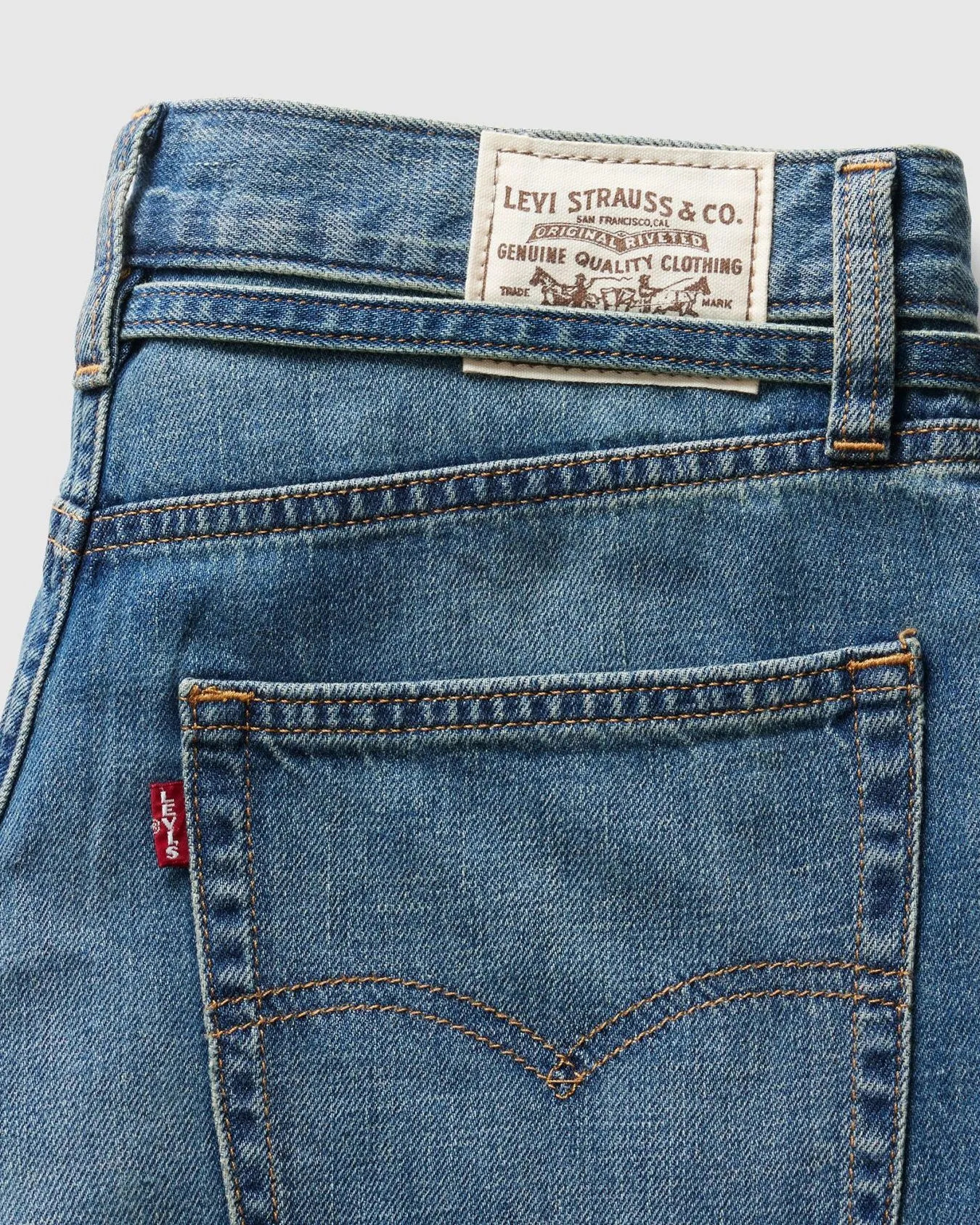 Levi's® Womens XL Straight Wide Leg Linen  Denim Jeans - Stop Flaxing