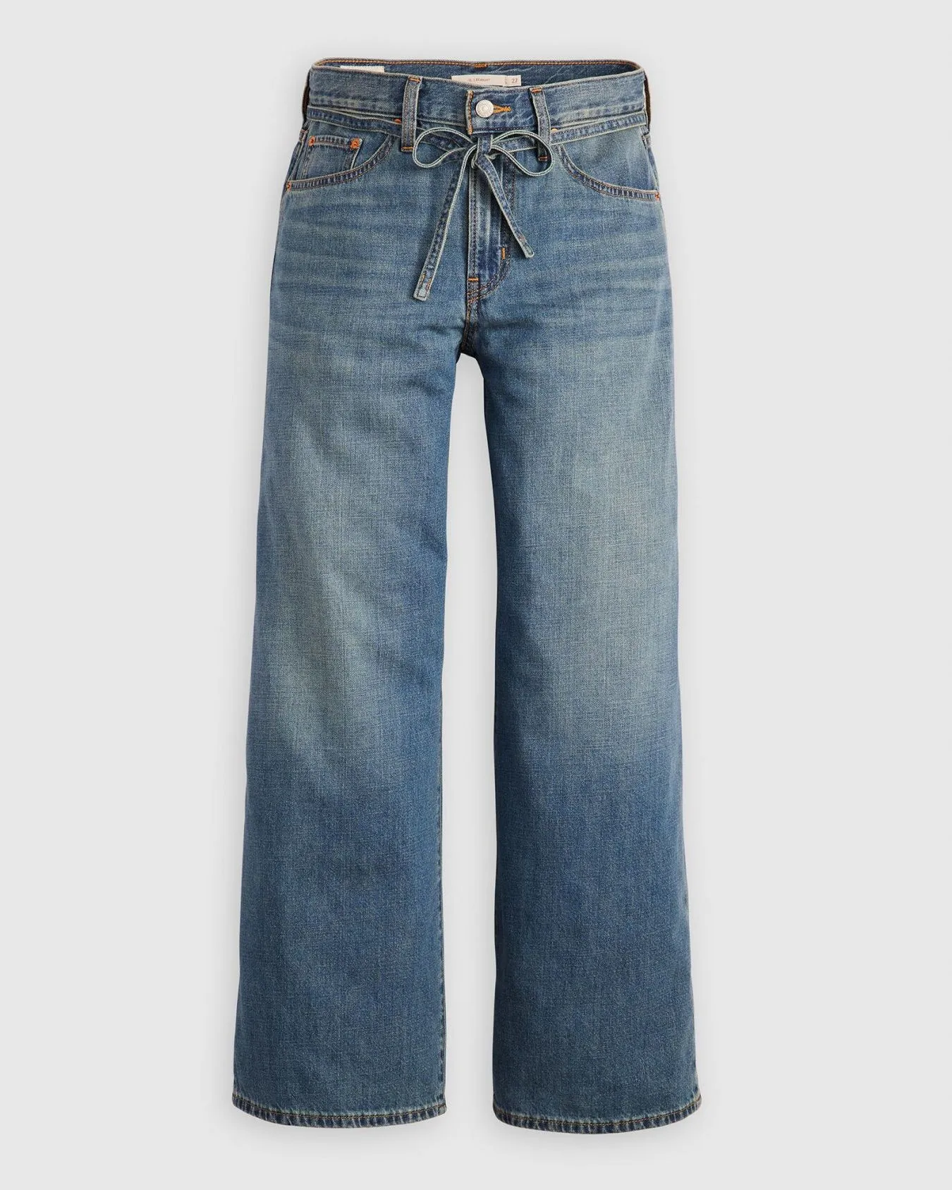 Levi's® Womens XL Straight Wide Leg Linen  Denim Jeans - Stop Flaxing