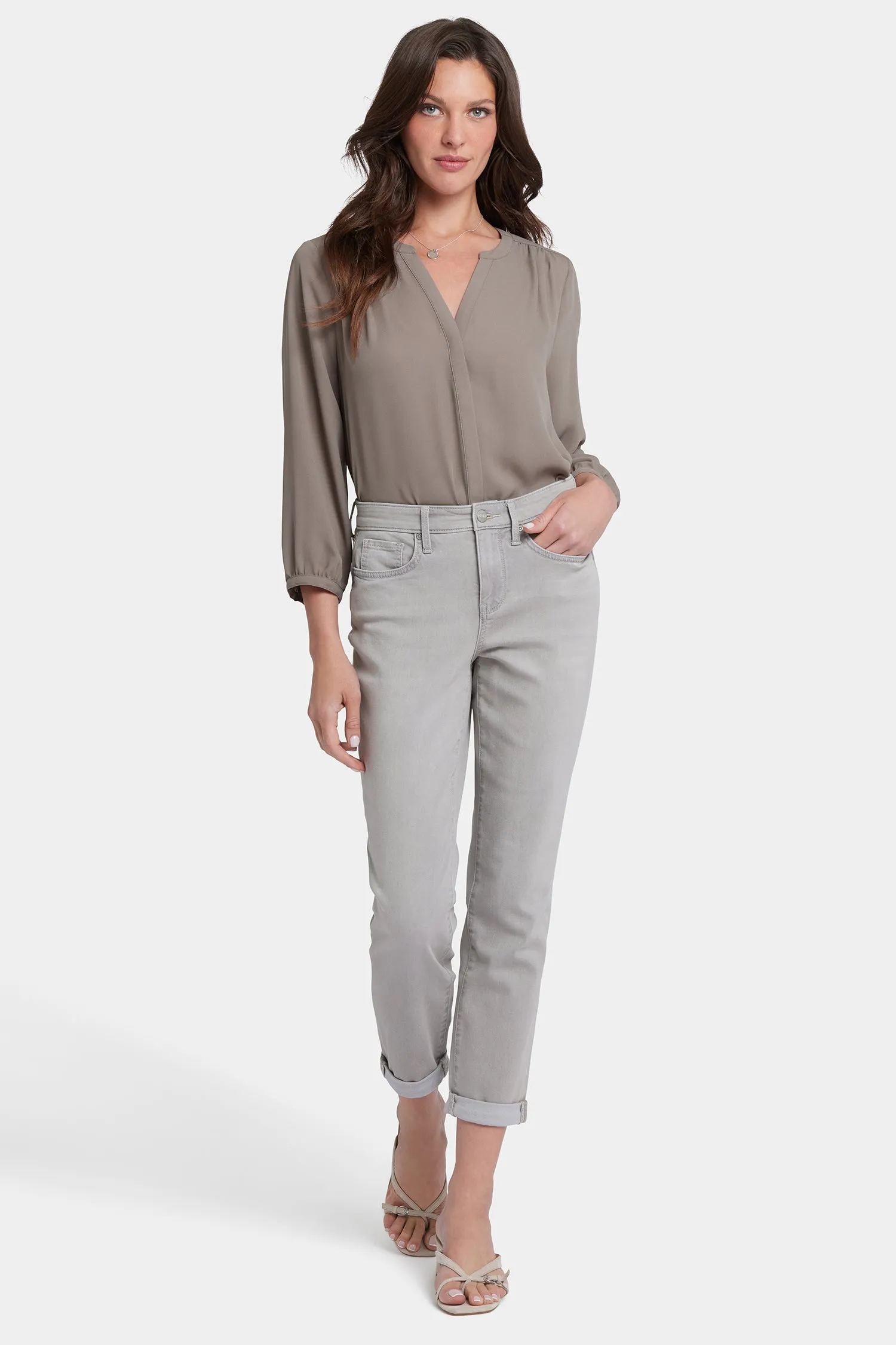 Margot Girlfriend Jeans - Grenada Mist