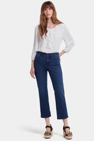 Marilyn Straight Ankle Jeans In Petite - Ibiza Blues