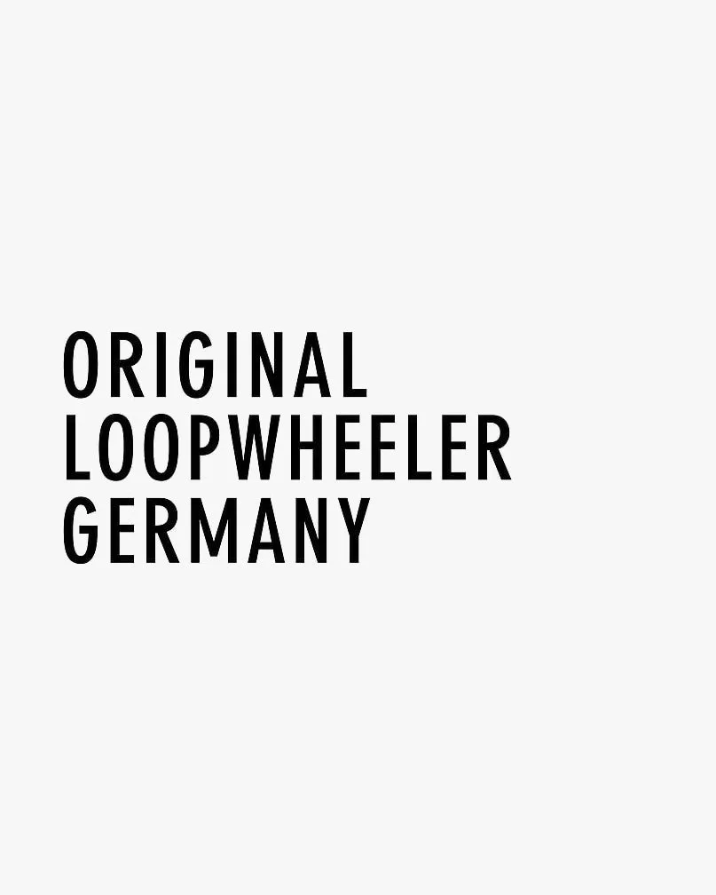 Merz b. Schwanen Good Originals 206 7.2oz Loopwheeled Henley - Ink Blue