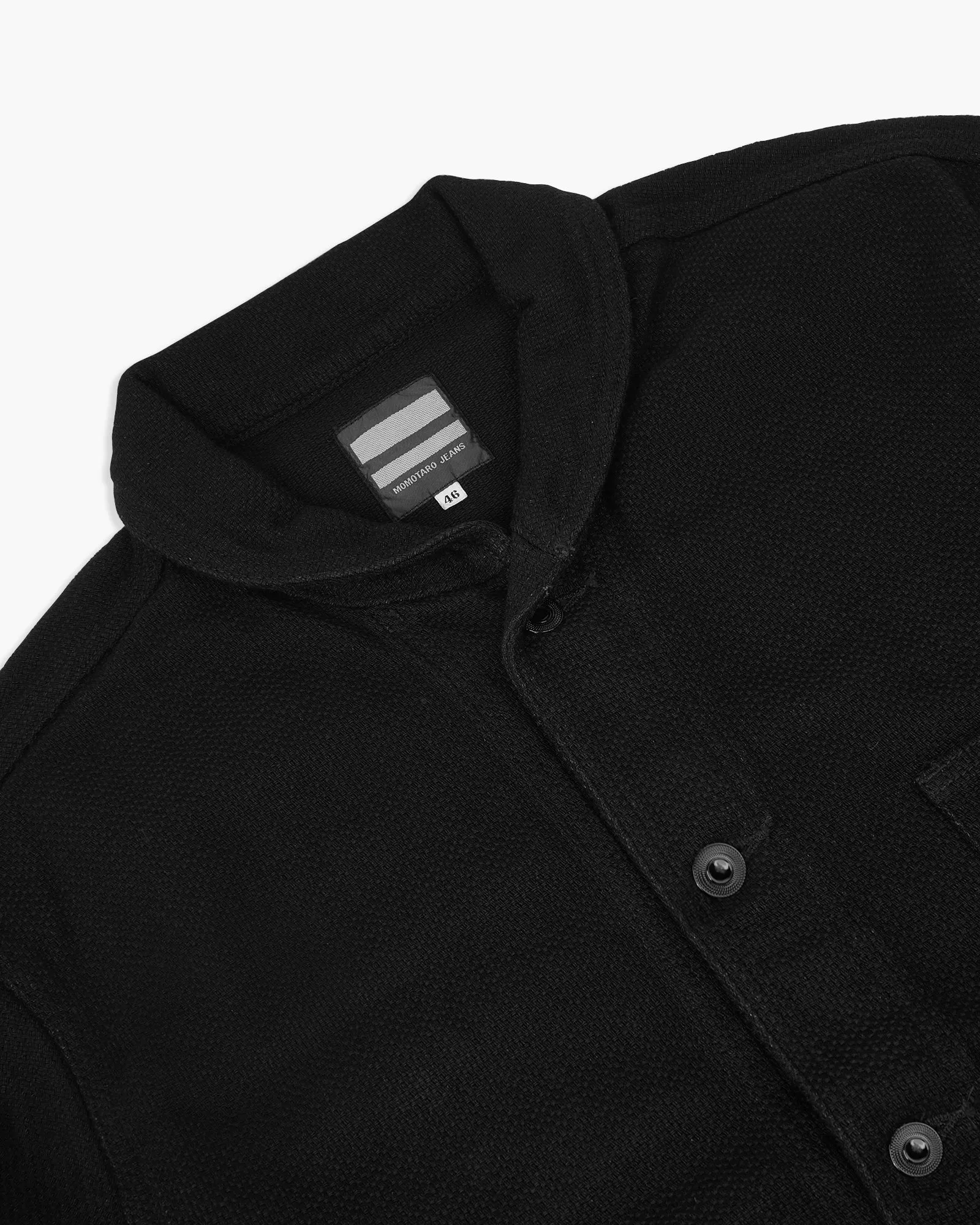 Momotaro Jeans 03-042 Dobby Coverall - Black