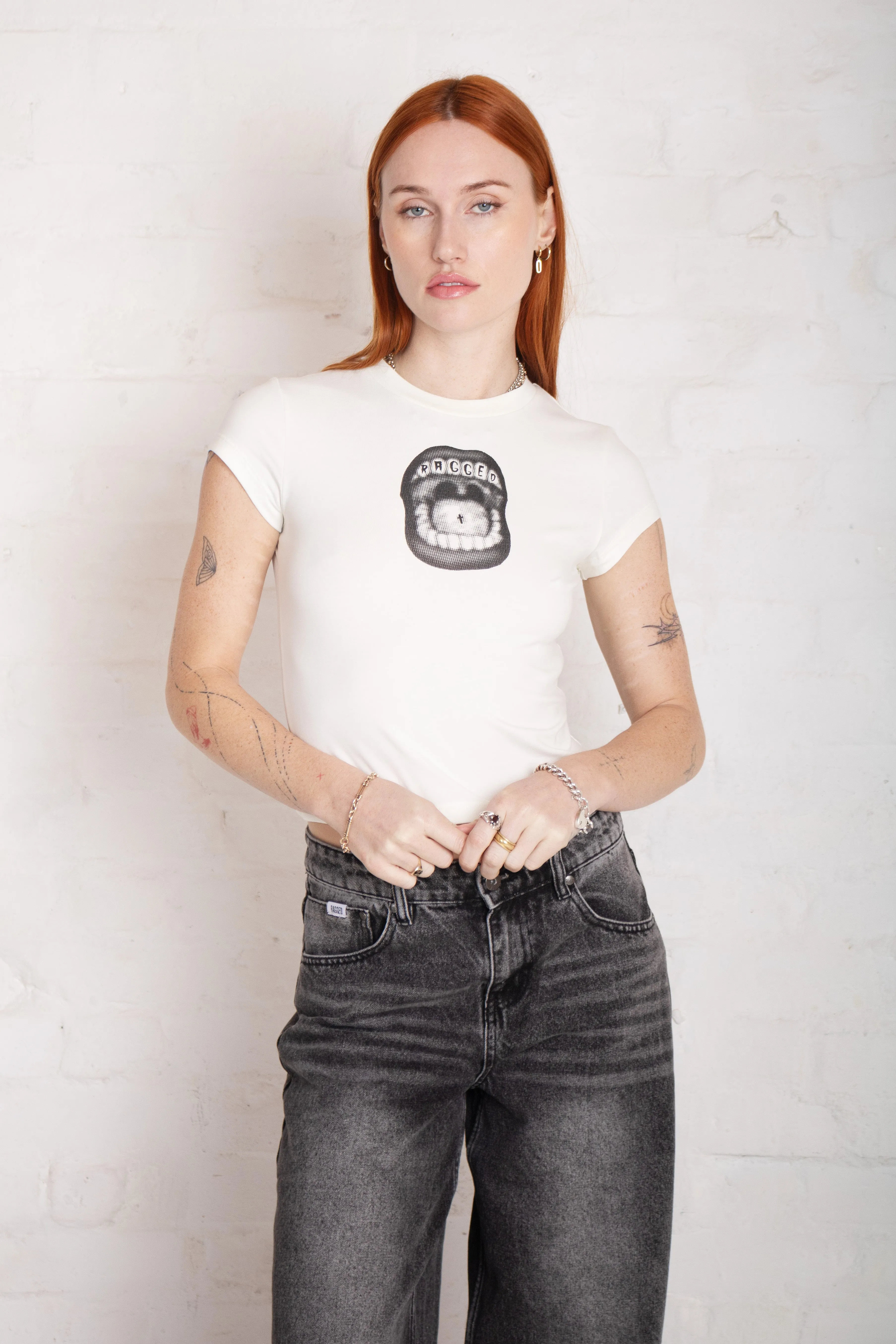 Mouthy Logo Baby Tee
