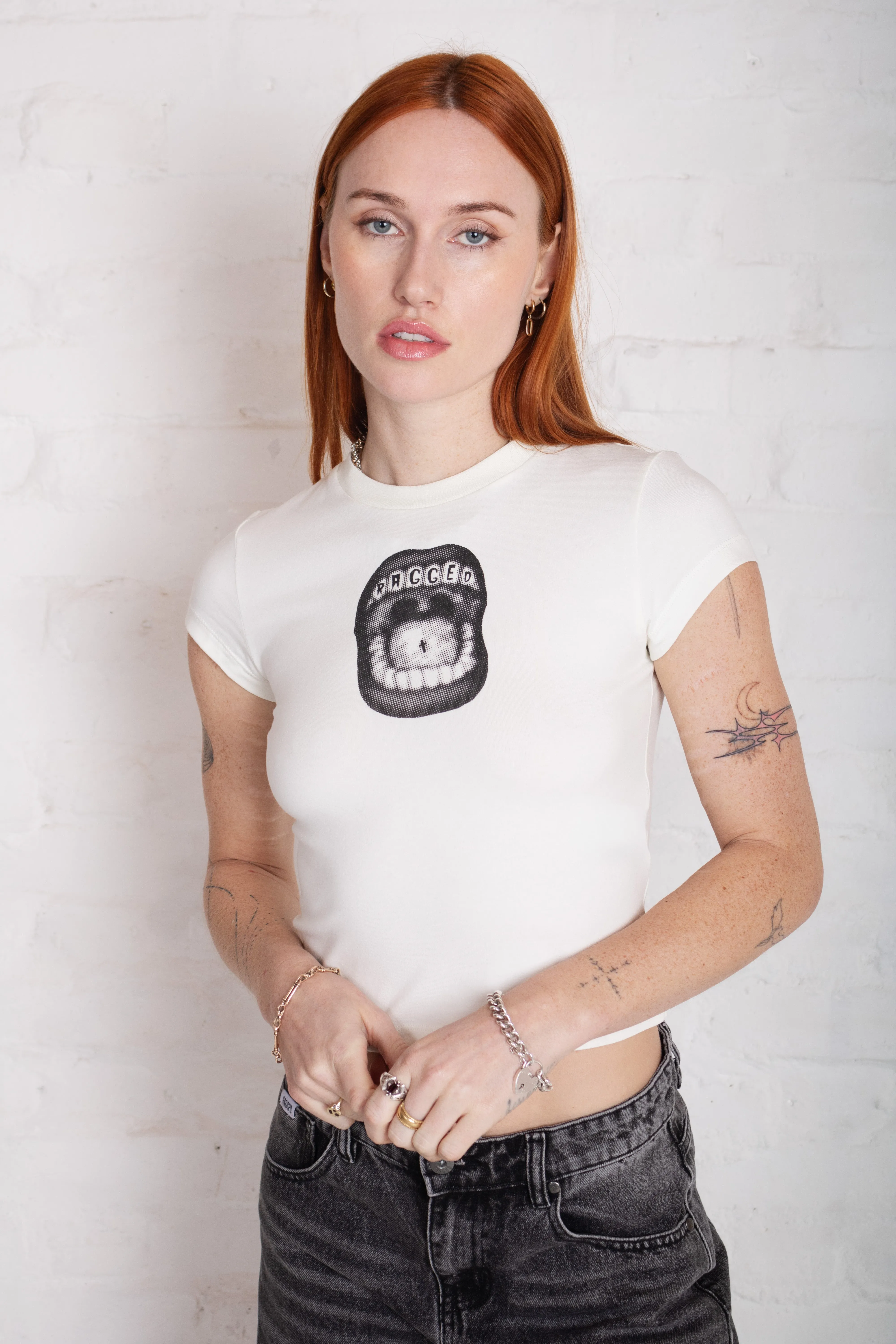 Mouthy Logo Baby Tee