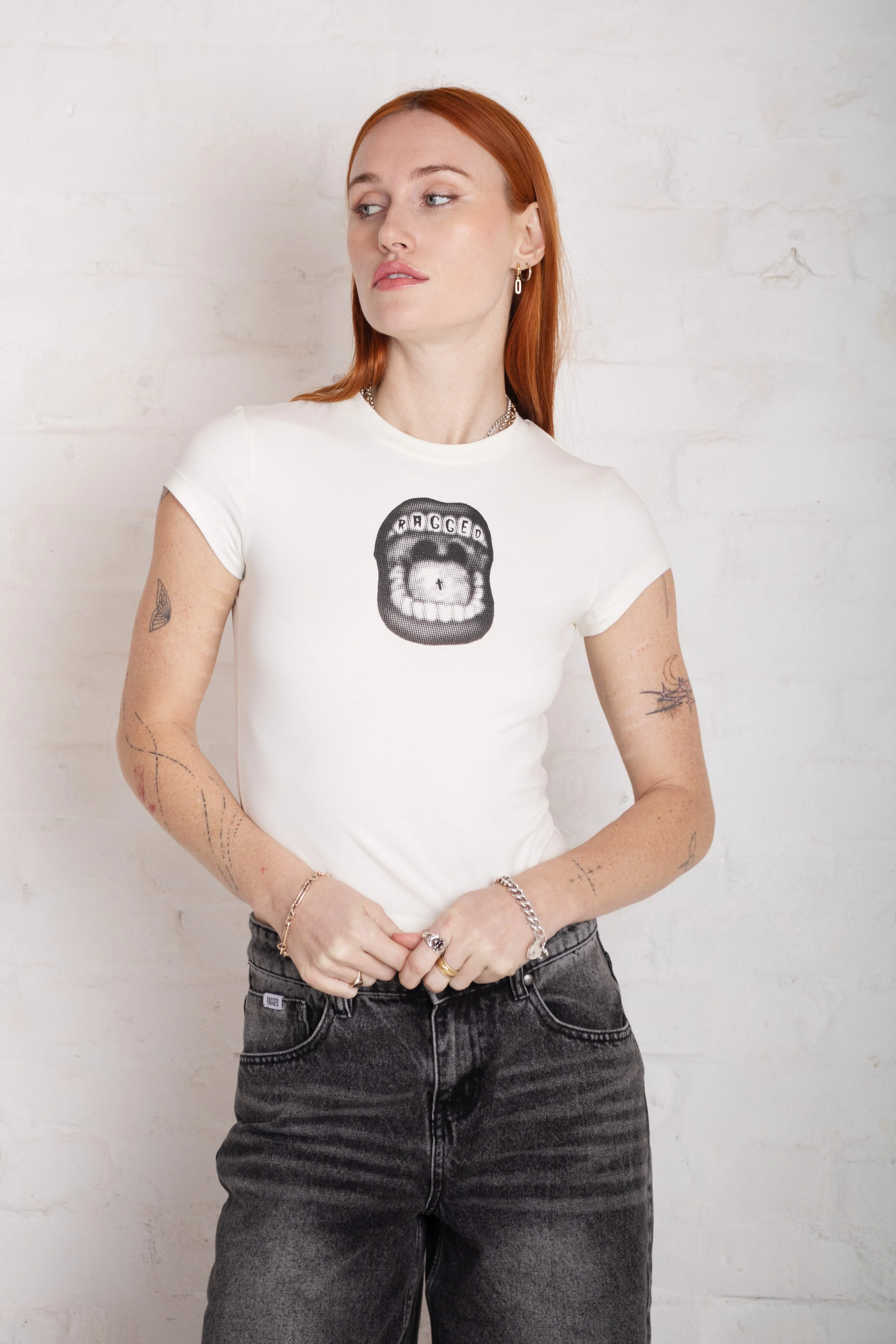 Mouthy Logo Baby Tee