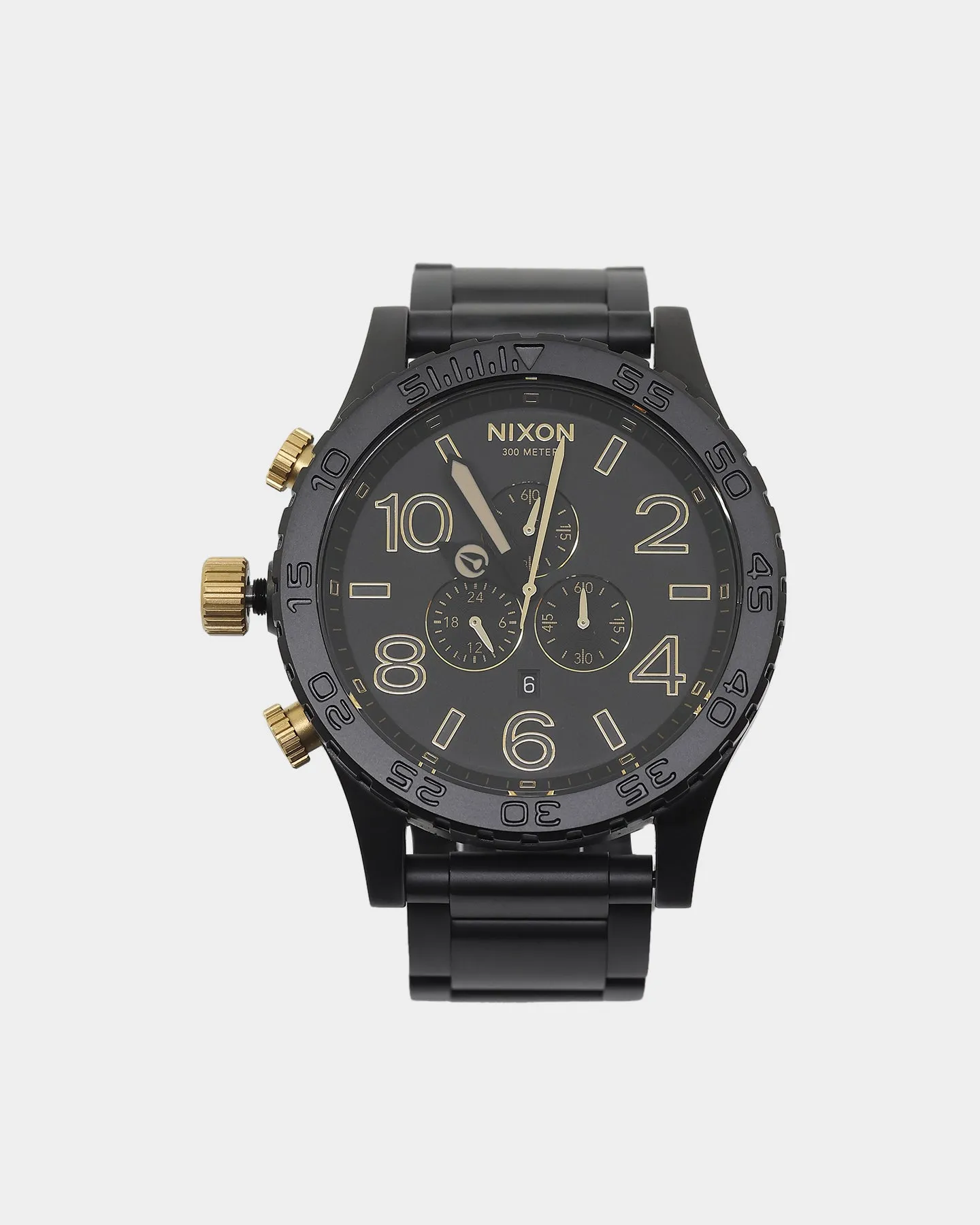 Nixon 51-30 Chrono Watch Matte Black/Gold