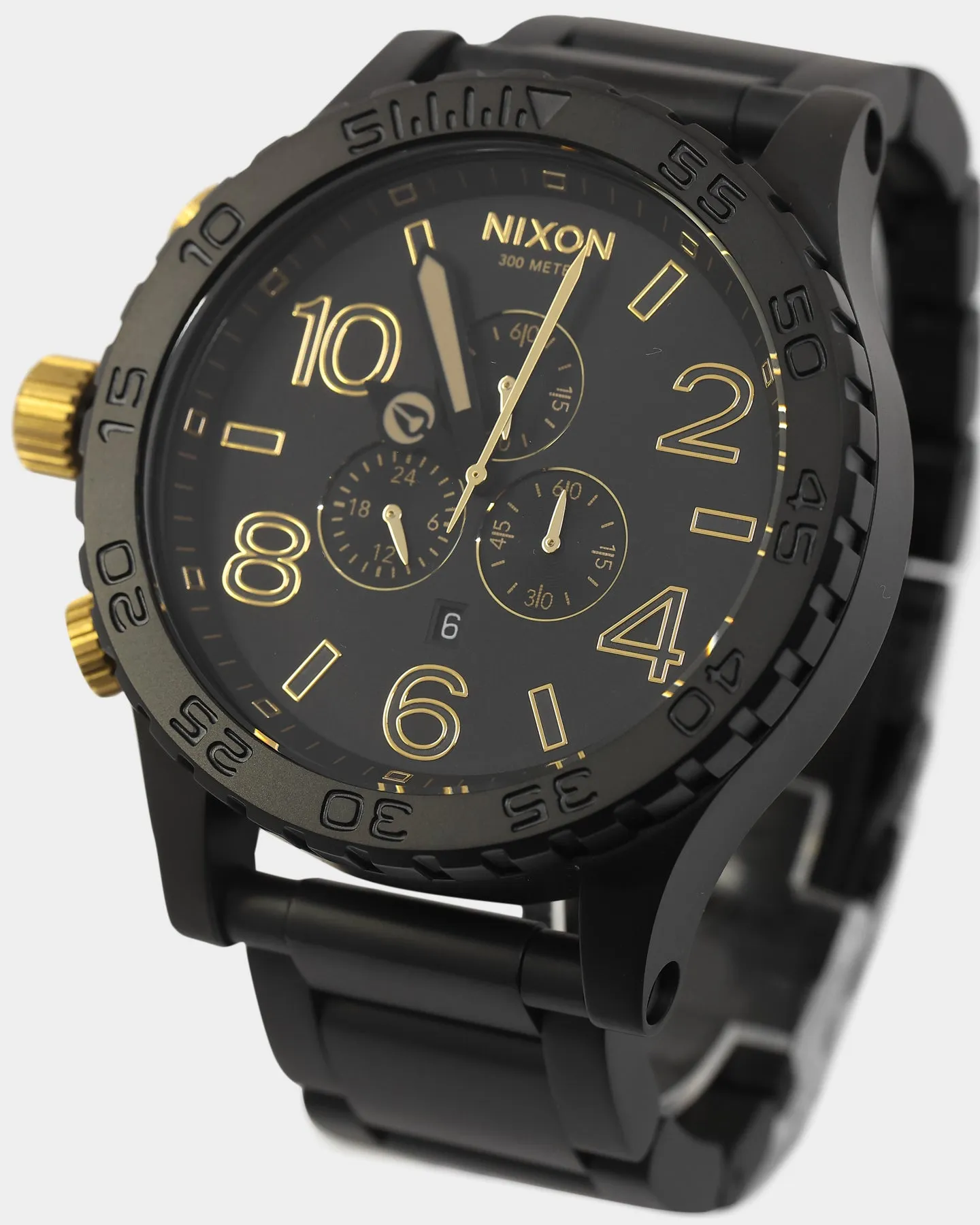 Nixon 51-30 Chrono Watch Matte Black/Gold