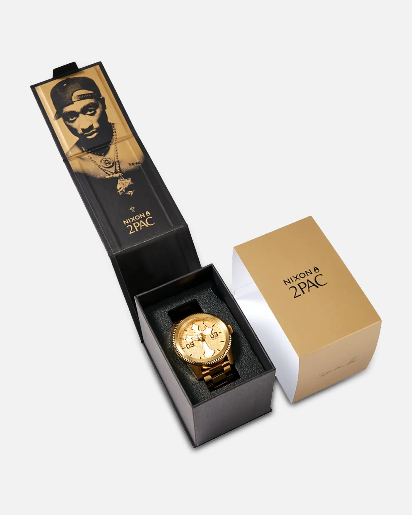 Nixon X 2PAC Corporal Watch Gold/Gold