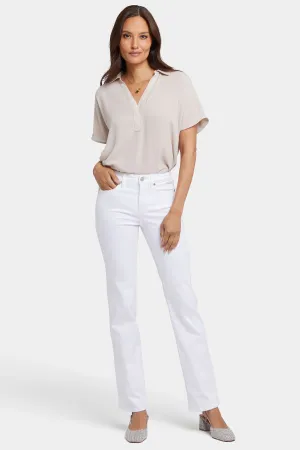 No Gapper™ Marilyn Straight Jeans - Optic White