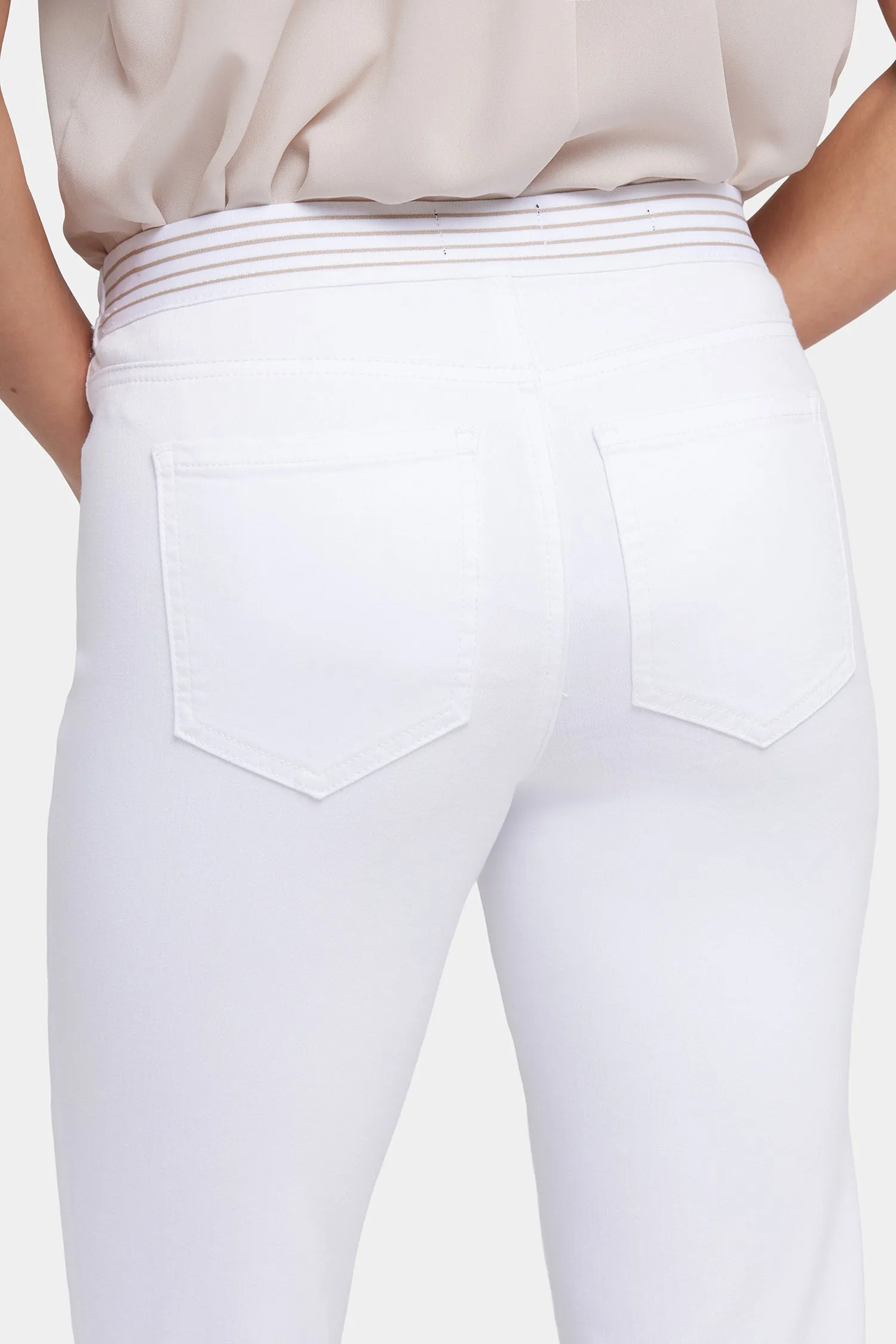 No Gapper™ Marilyn Straight Jeans - Optic White