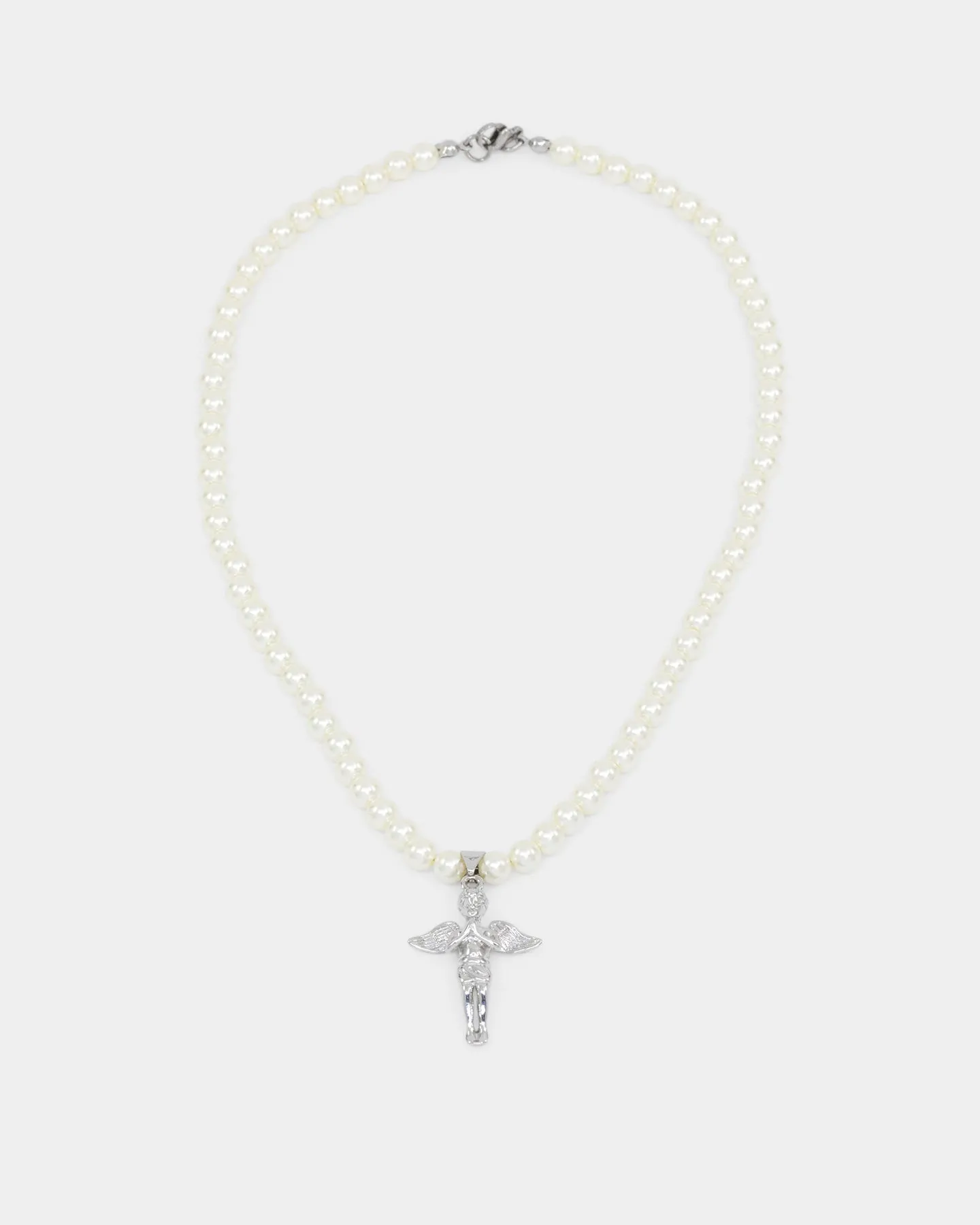 NXS Cupids Pearl Necklace White Gold
