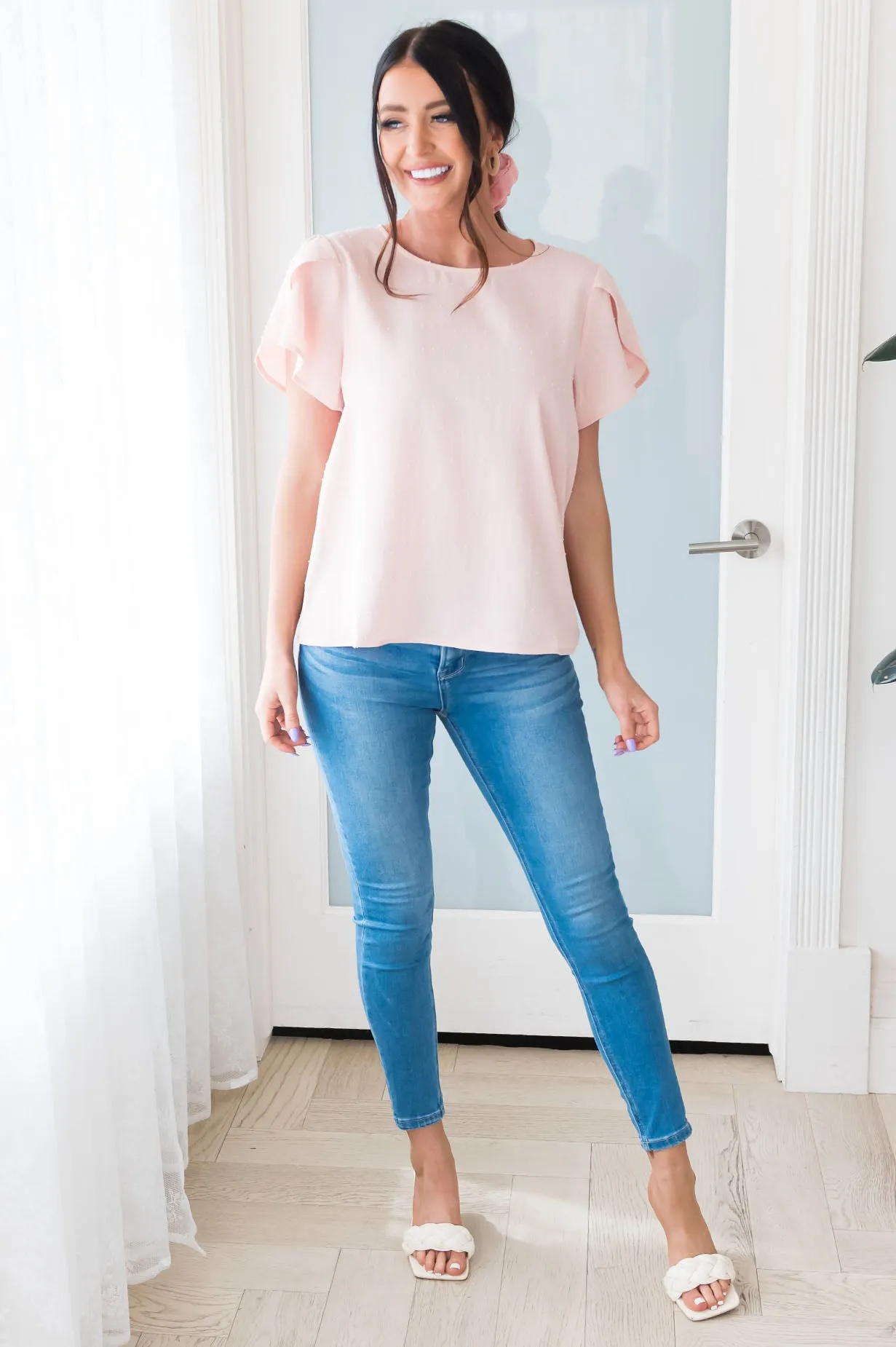 Obsessed With Spring Modest Top