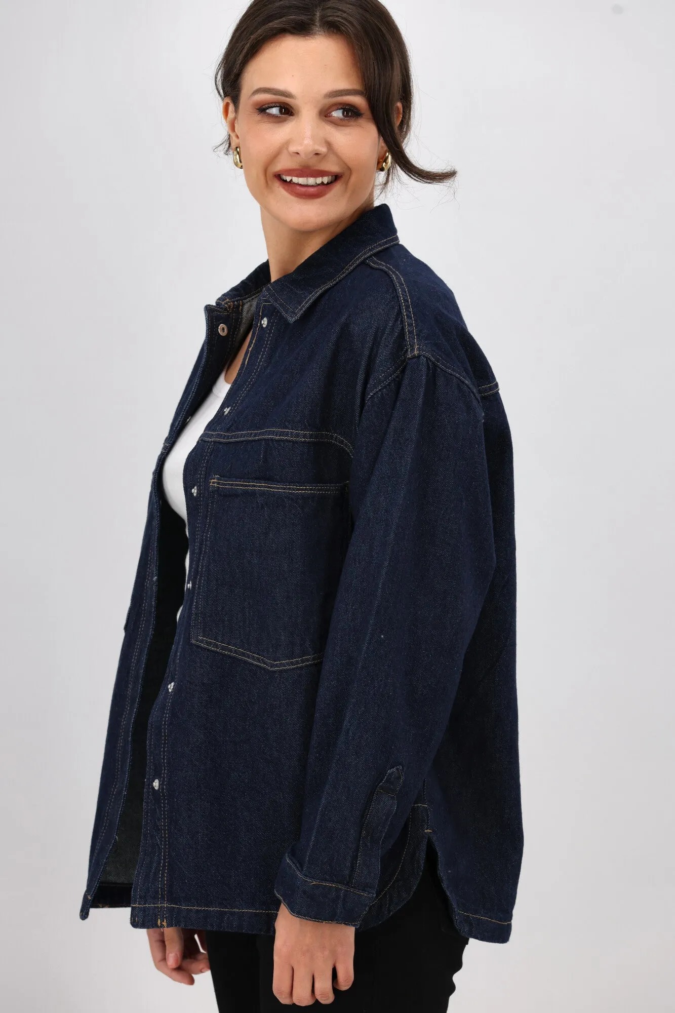 ONLY Emmie L/S Shirt Rinse Denim