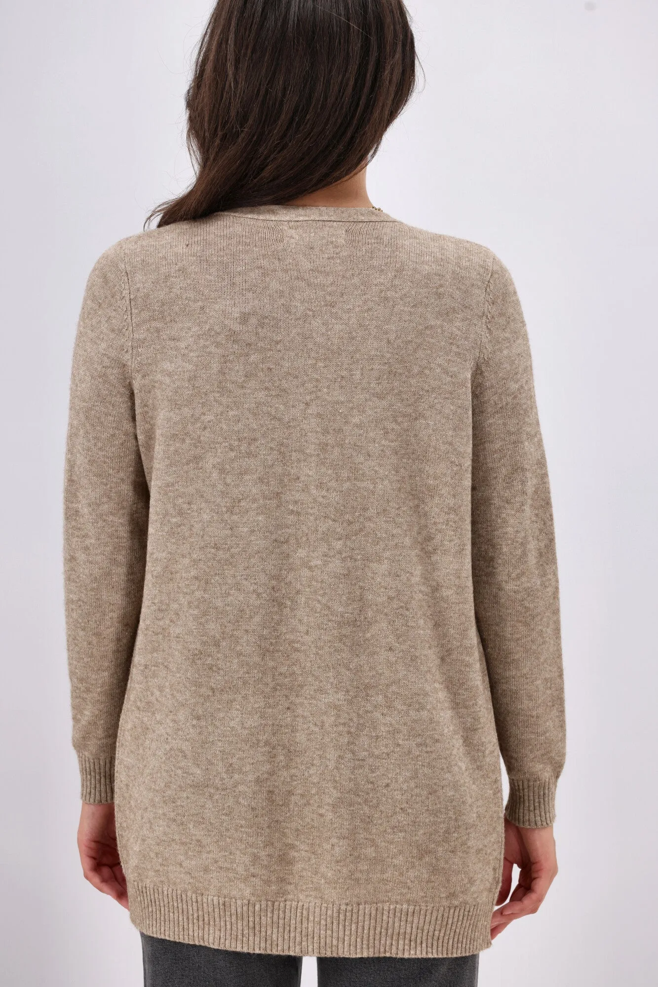 ONLY Lesly L/S Open Cardigan Beige