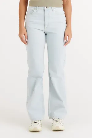Organic Dad Jeans Stonewash