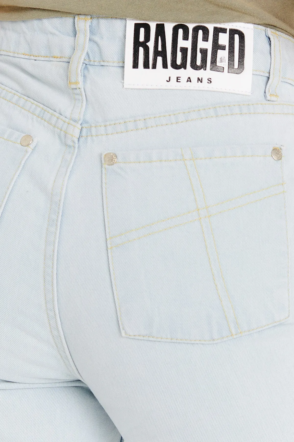 Organic Dad Jeans Stonewash